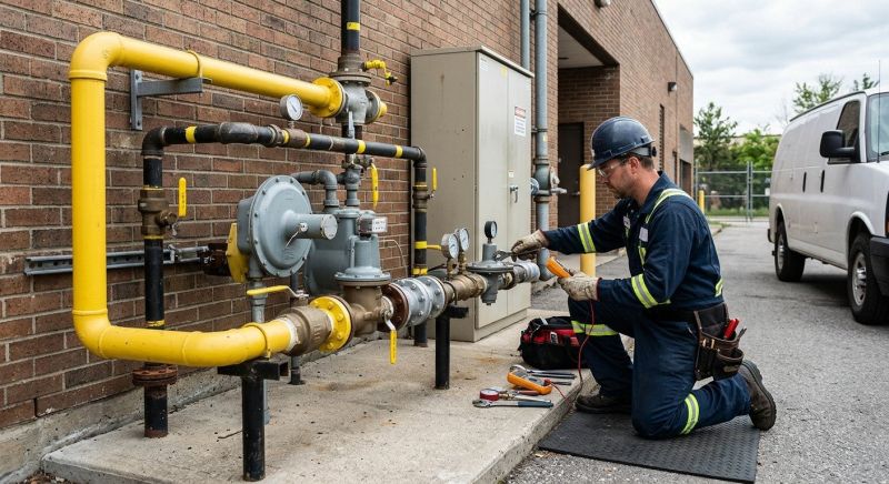 Commercial Gas Line Service in Columbus, OH