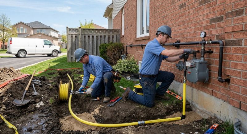 Natural Gas Line Installation in Austin, TX