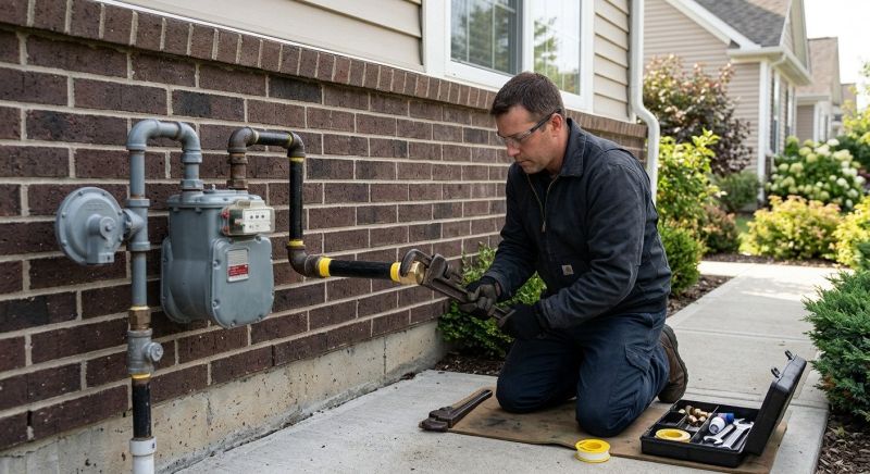 Gas Line Plumbing in Fredericksburg, VA